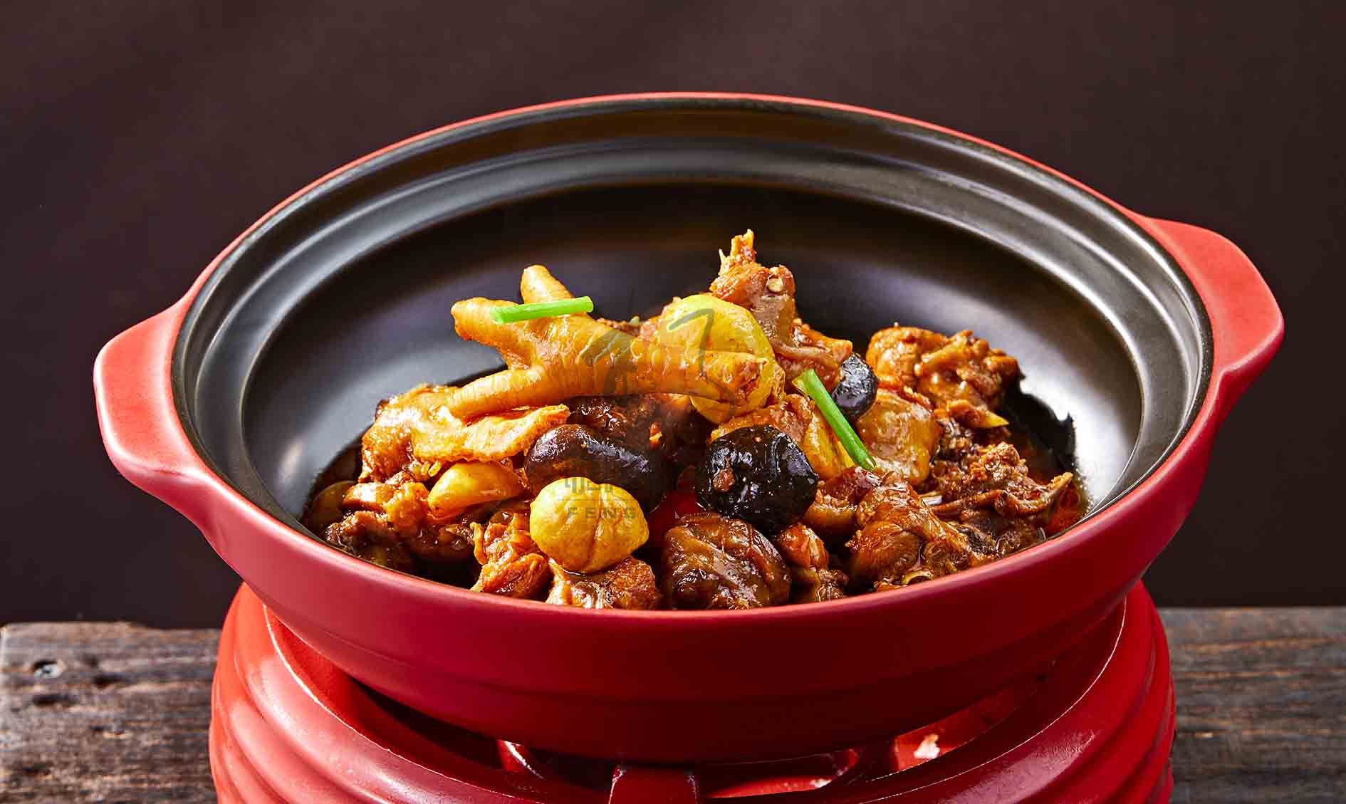 R2130固始土鸡焖板栗 