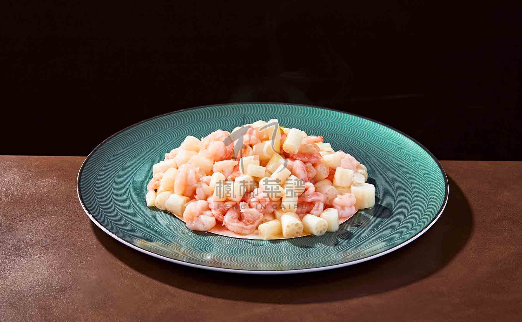 R2243藕带炒虾仁