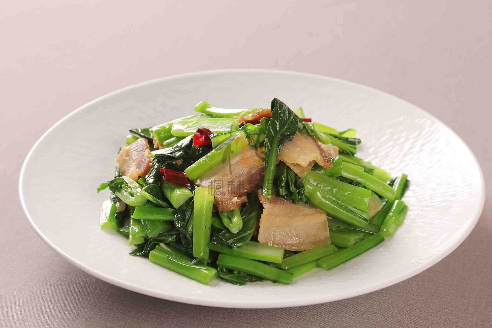 R2210腊肉炒菜心