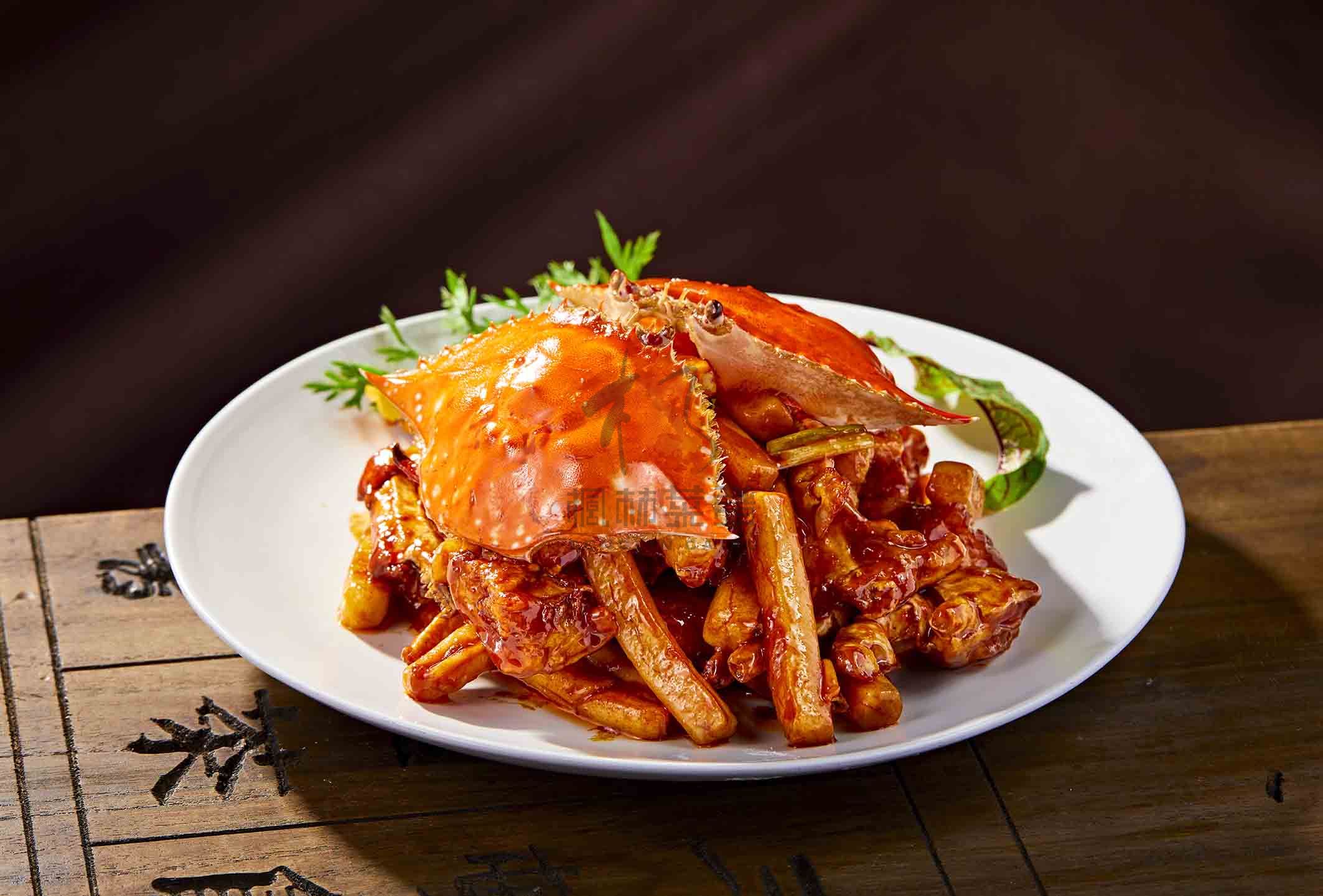 R2309梭子蟹炒年糕