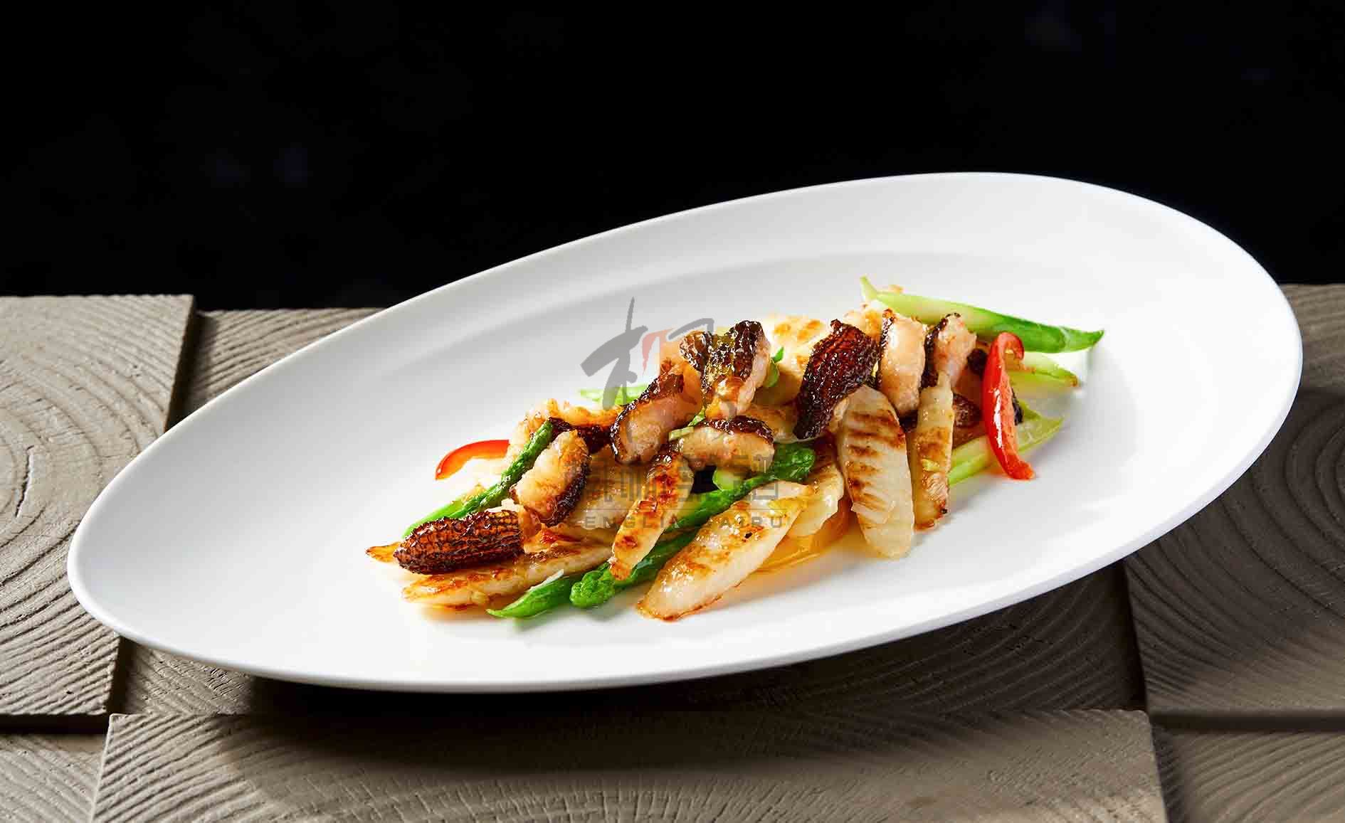 R2030羊肚菌煎酿虾茸