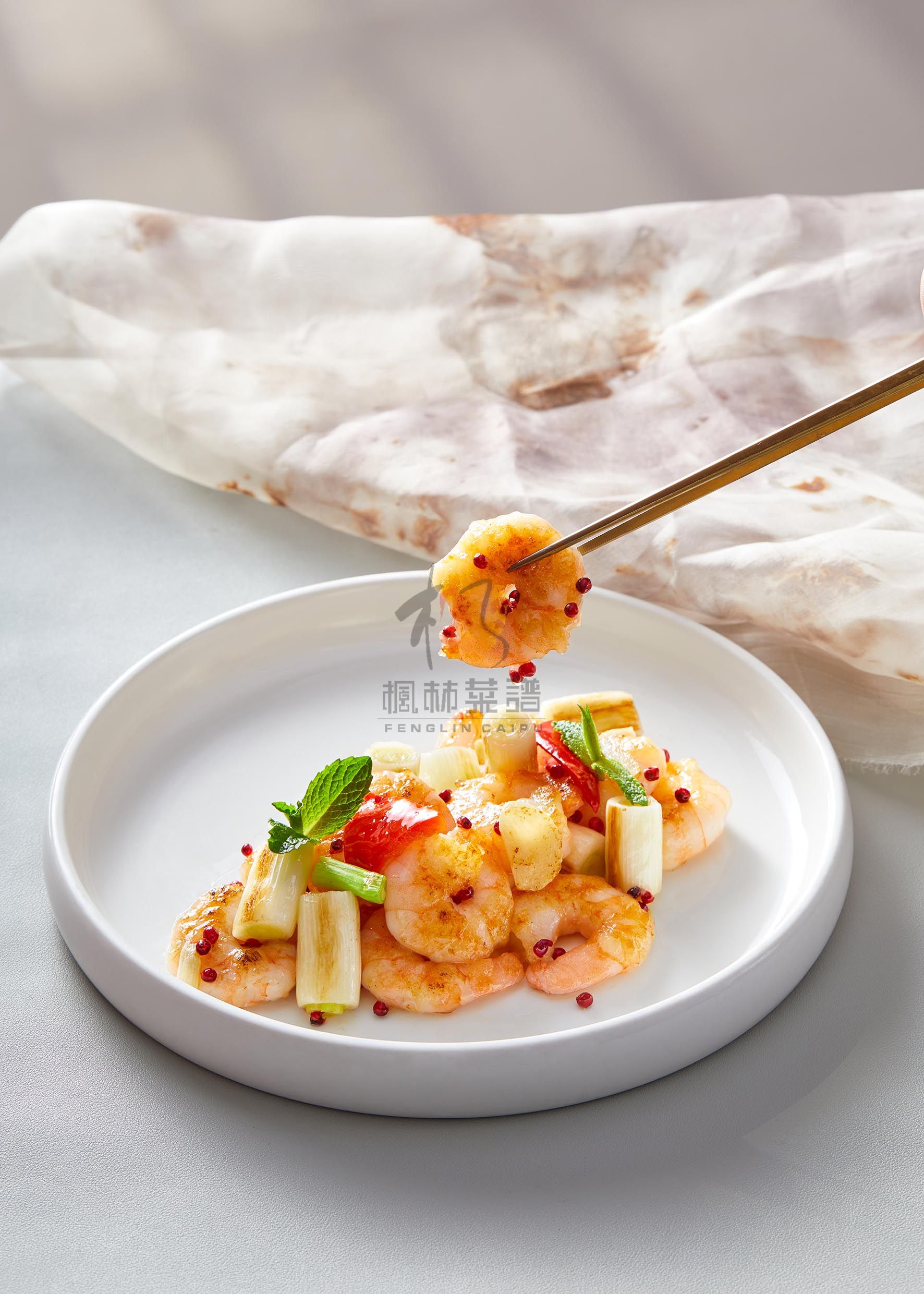 R2910红胡椒生煎明虾球