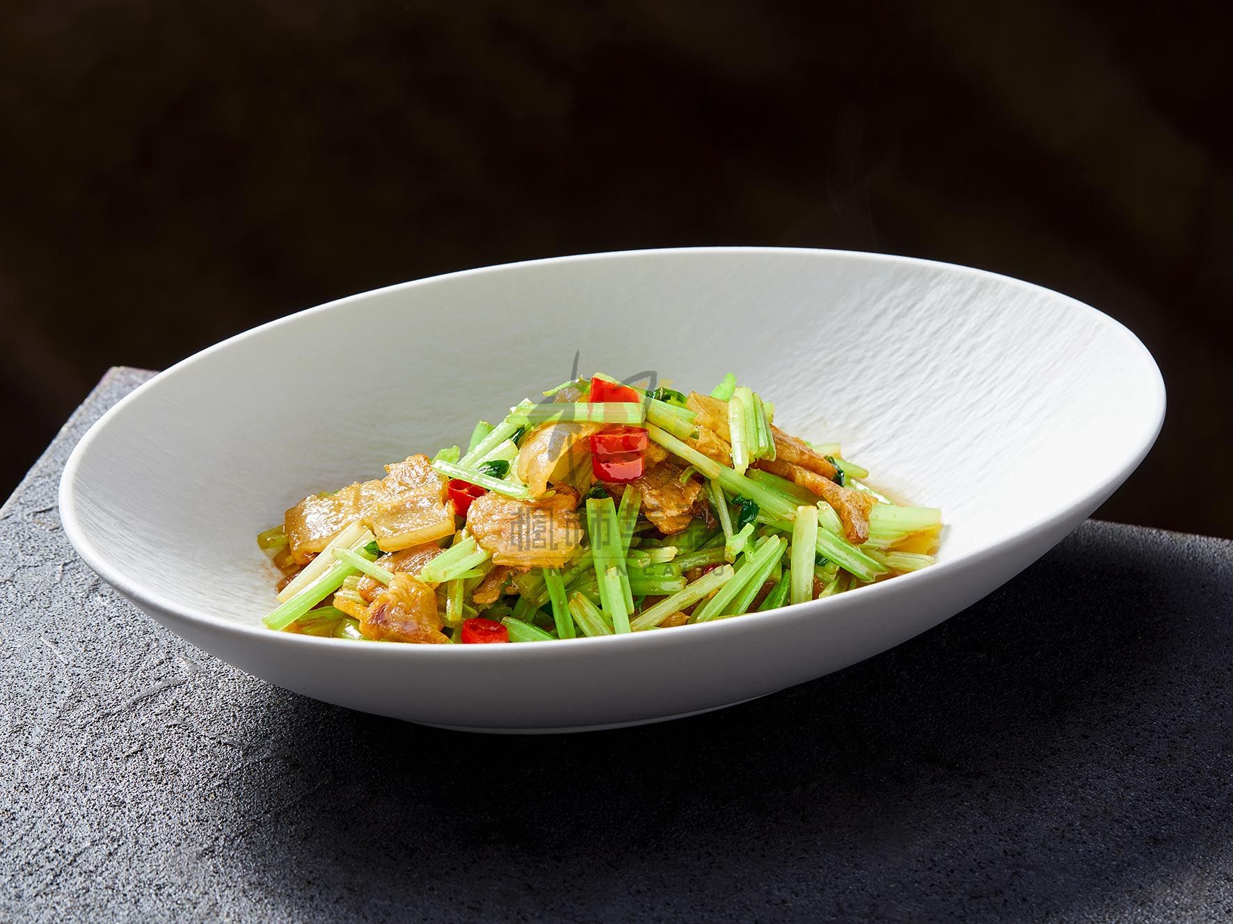 R3066土芹炒腊肉