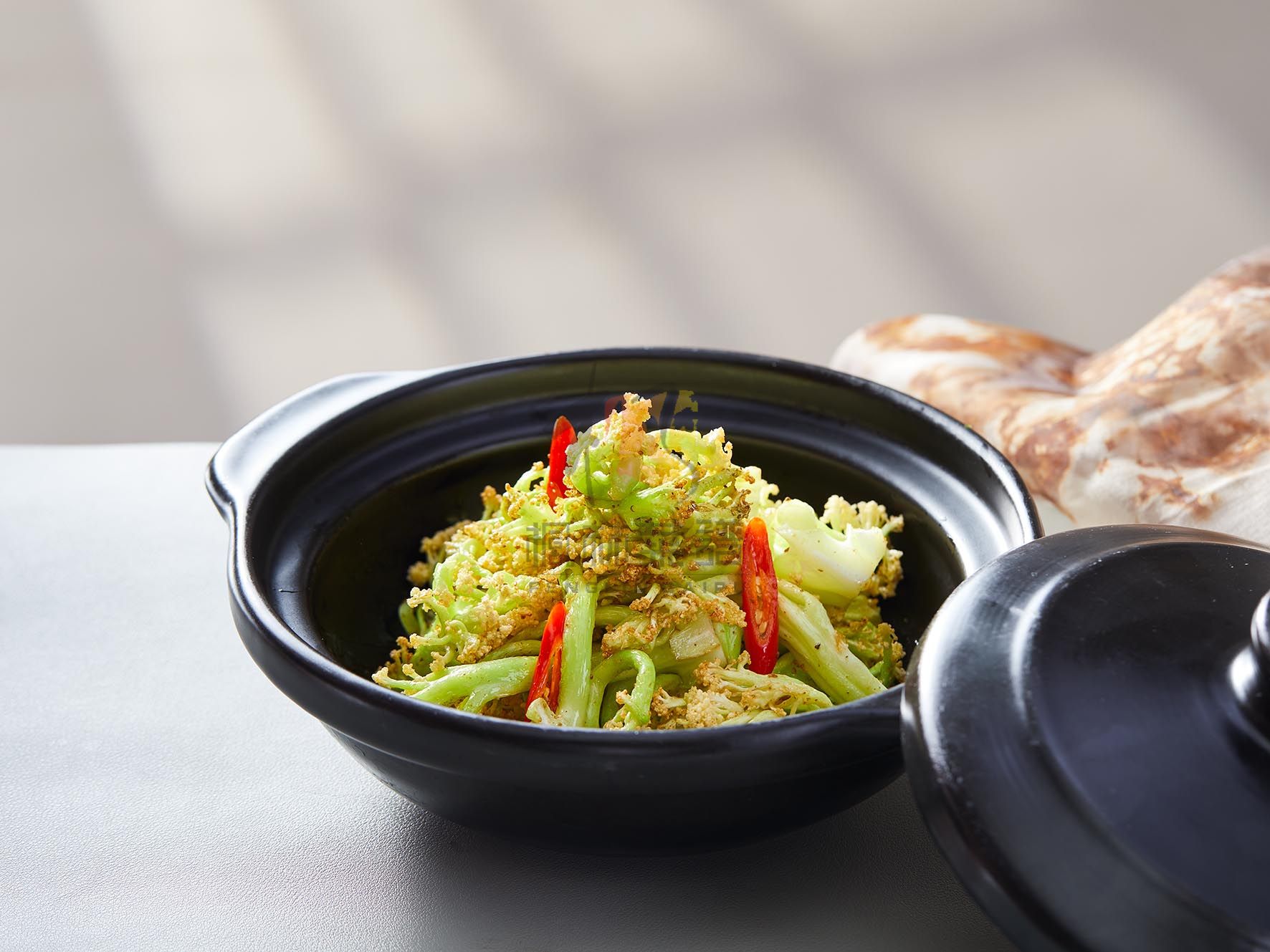 R3058泰椒孜然焗花菜