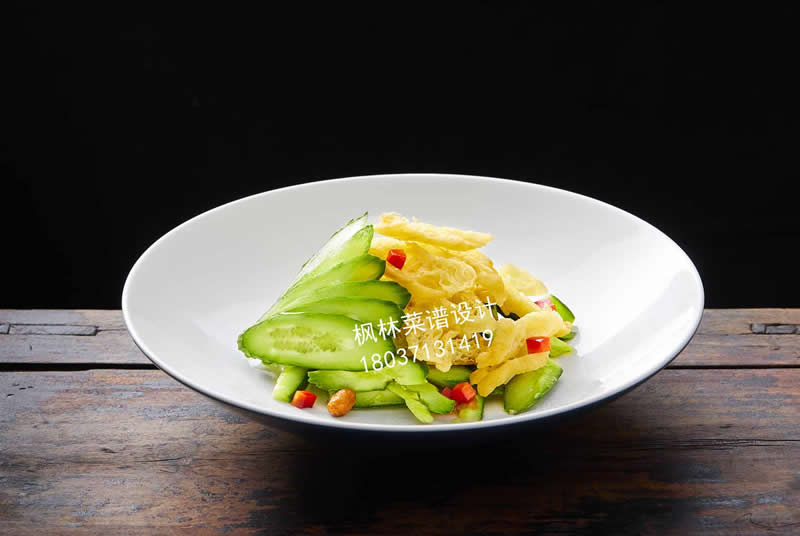 L0145黄瓜拌油条