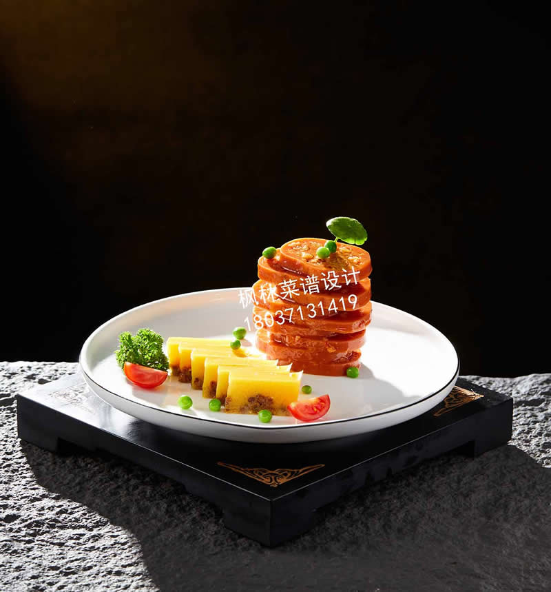 L0389糯米藕拼豌豆糕