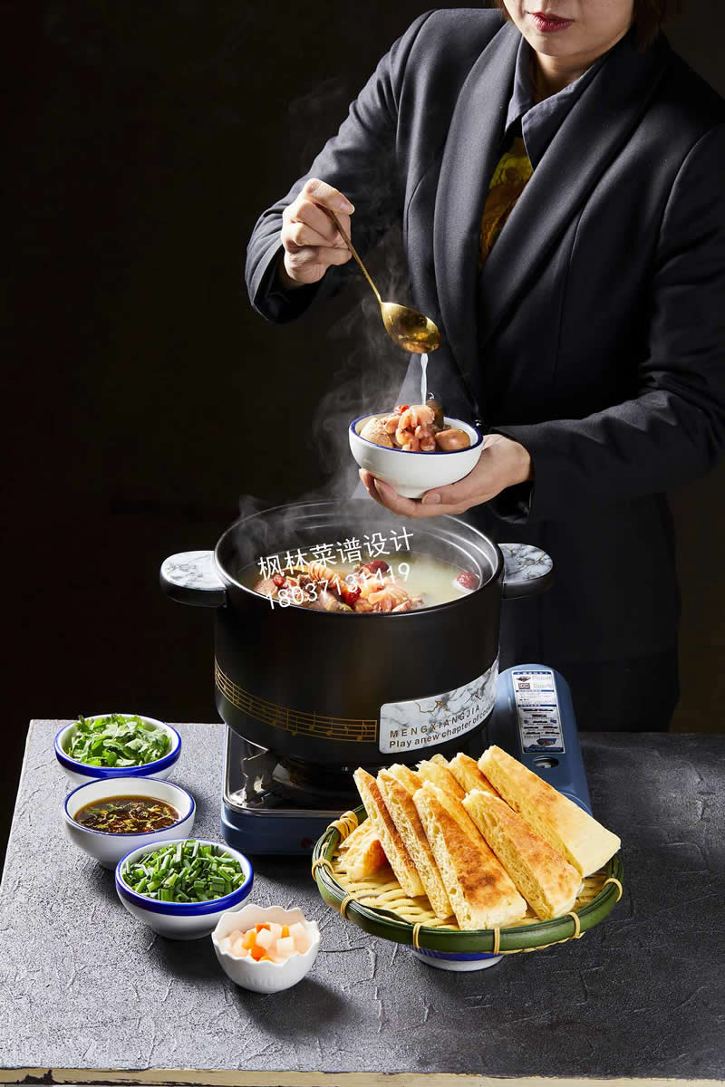 R0957瓦罐甲鱼炖三宝