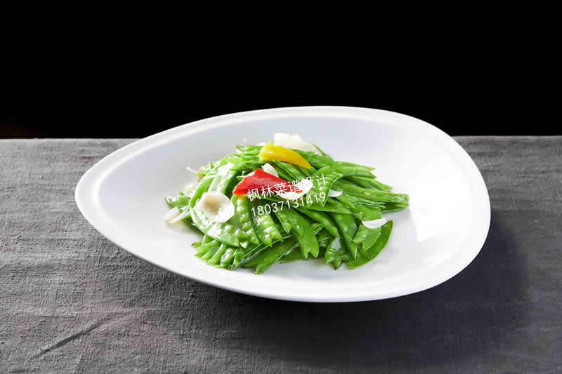 R0970荷兰豆炒百合