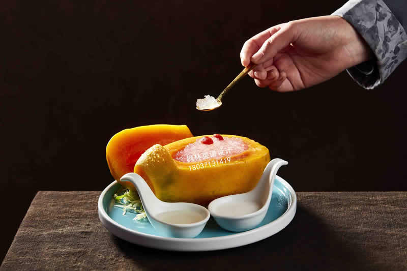 R0988木瓜炖雪蛤